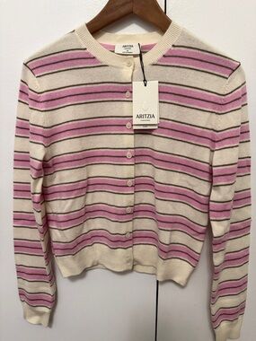 Aritzia Bare Cashmere Exemplar Cardigan - Limited Edition — Lght Brch/ Jlybn Pkn